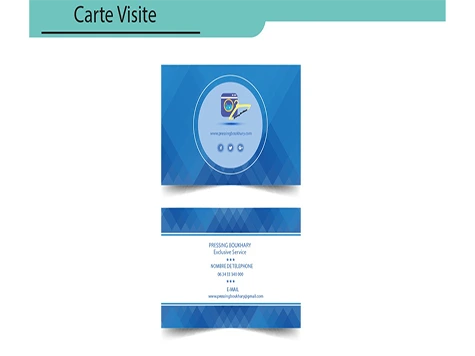 Identité visuelle pressing Boukhary
