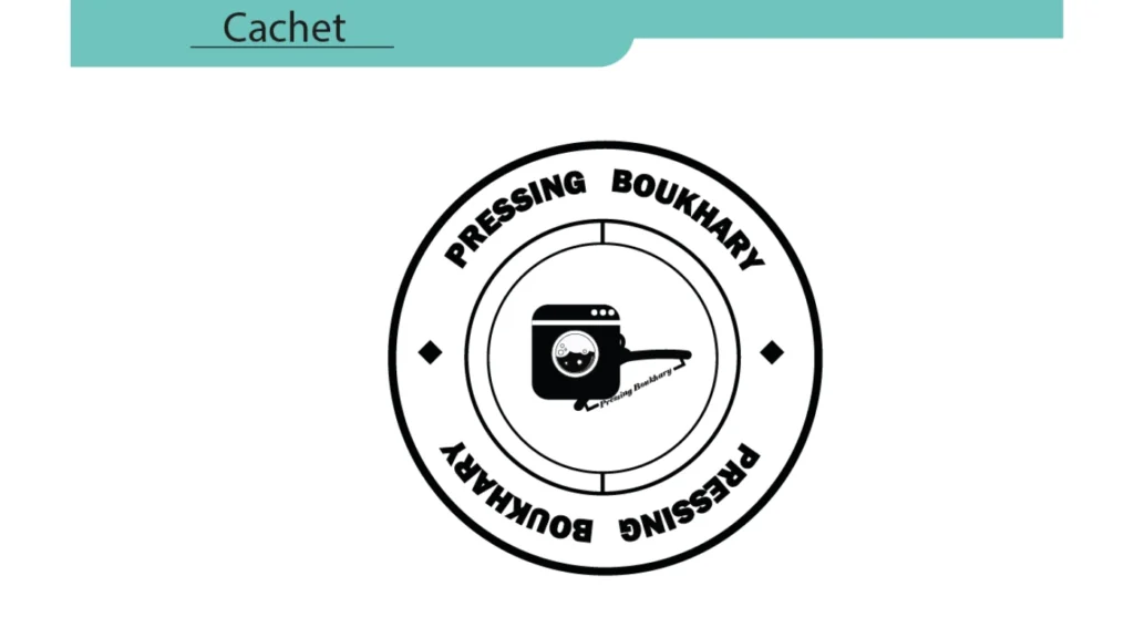 Identité visuelle pressing Boukhary